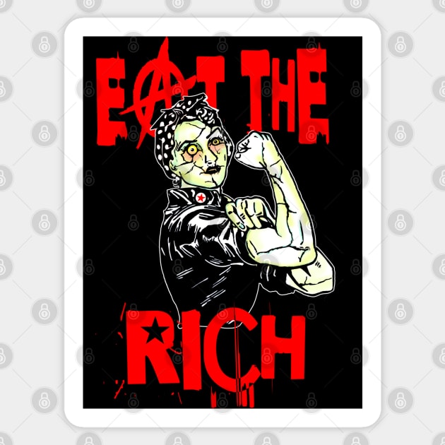 Eat The Rich Sticker by heathengirl64